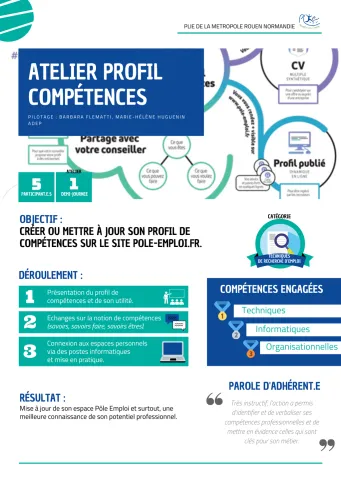 Créer ou mettre à jour son profil de compétences