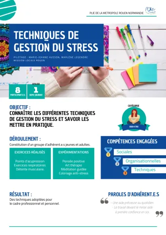 Connaître et mettre en pratique les différentes techniques de gestion du stress.